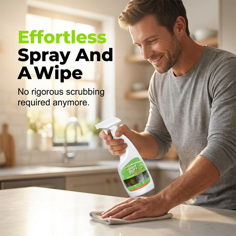Heavy Duty Degreaser, 500ML Kitchen Cleaner Spray🔥