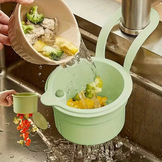 🔥Self-Cleaning Push-Type Sink Strainer Basket