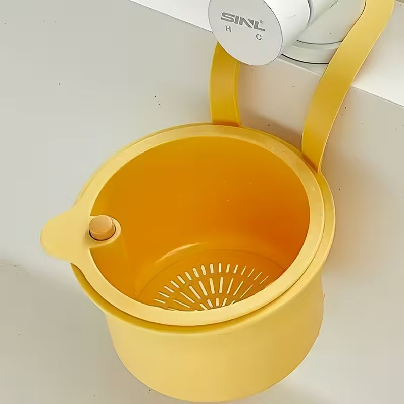 🔥Self-Cleaning Push-Type Sink Strainer Basket