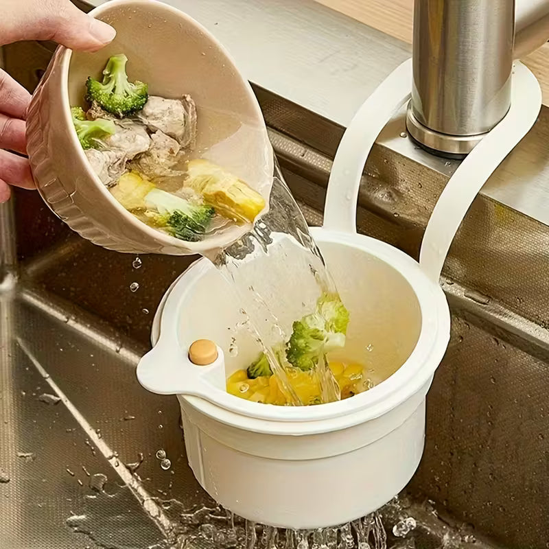 🔥Self-Cleaning Push-Type Sink Strainer Basket
