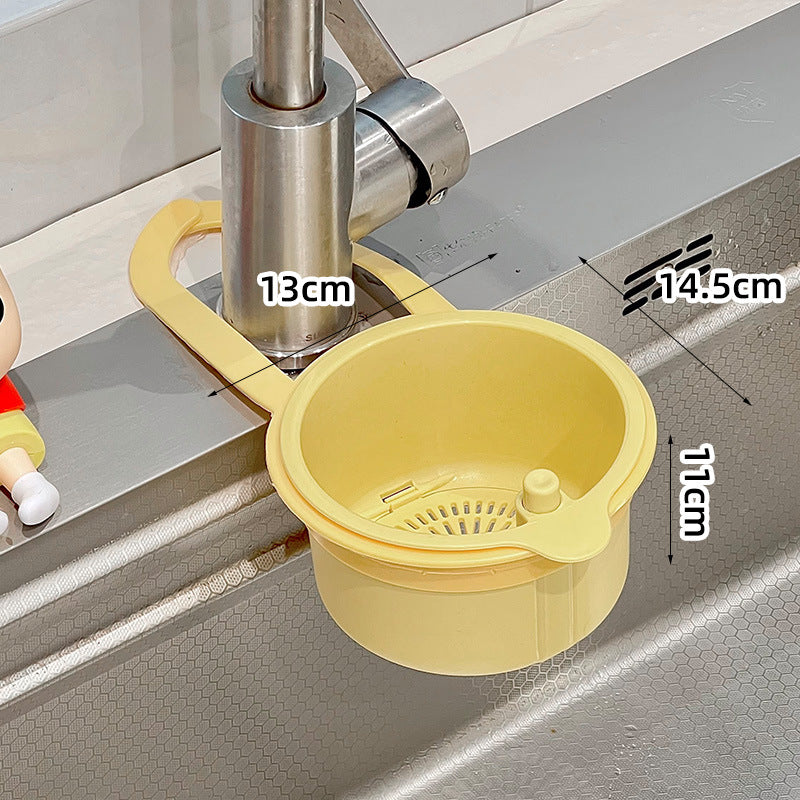 🔥Self-Cleaning Push-Type Sink Strainer Basket