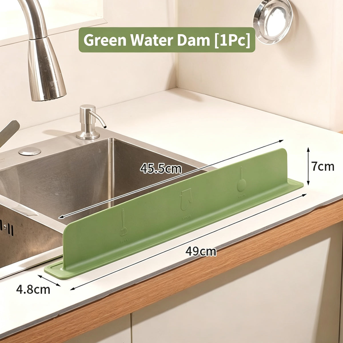 🔥Silicone Anti-Splash Sink Edge Guard