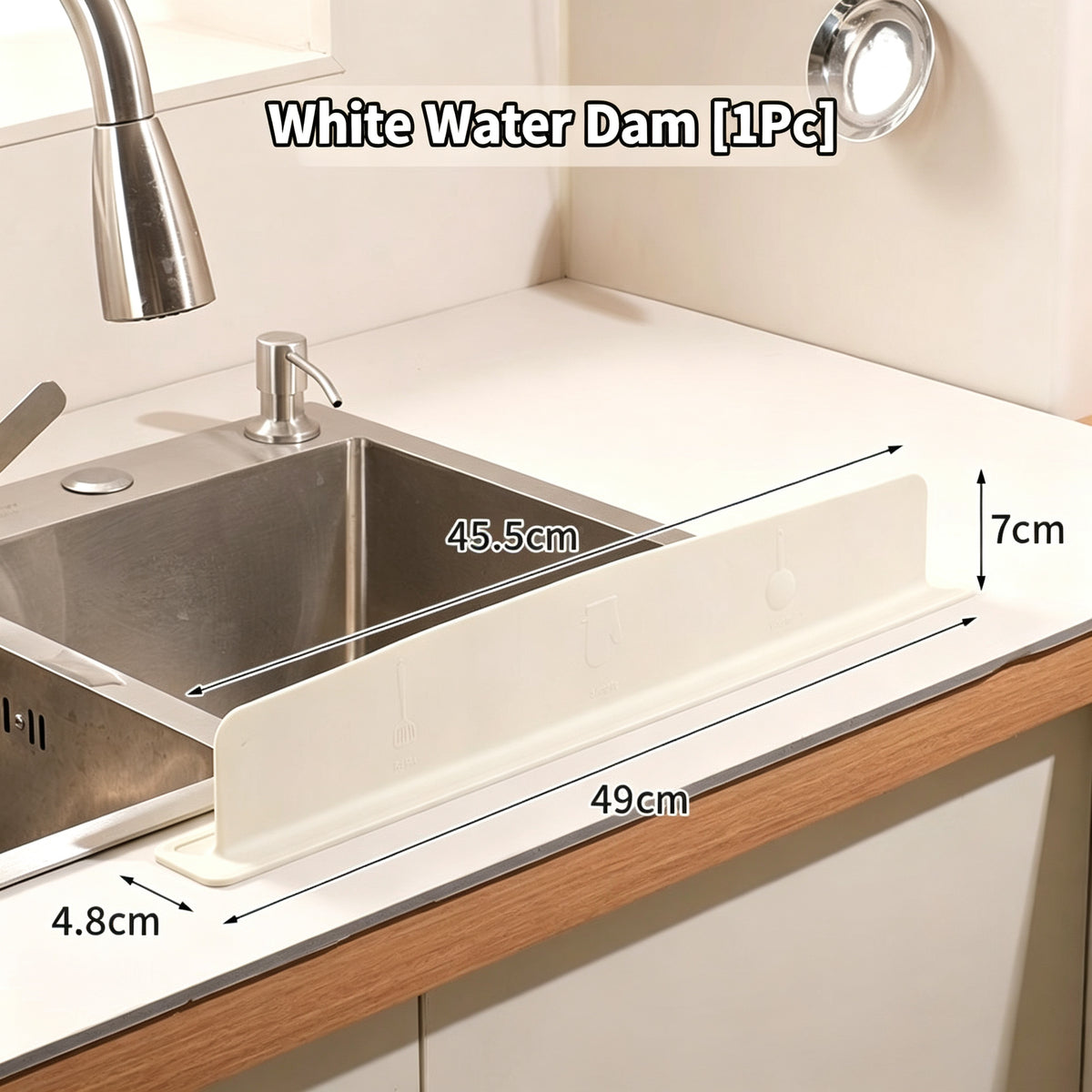 🔥Silicone Anti-Splash Sink Edge Guard
